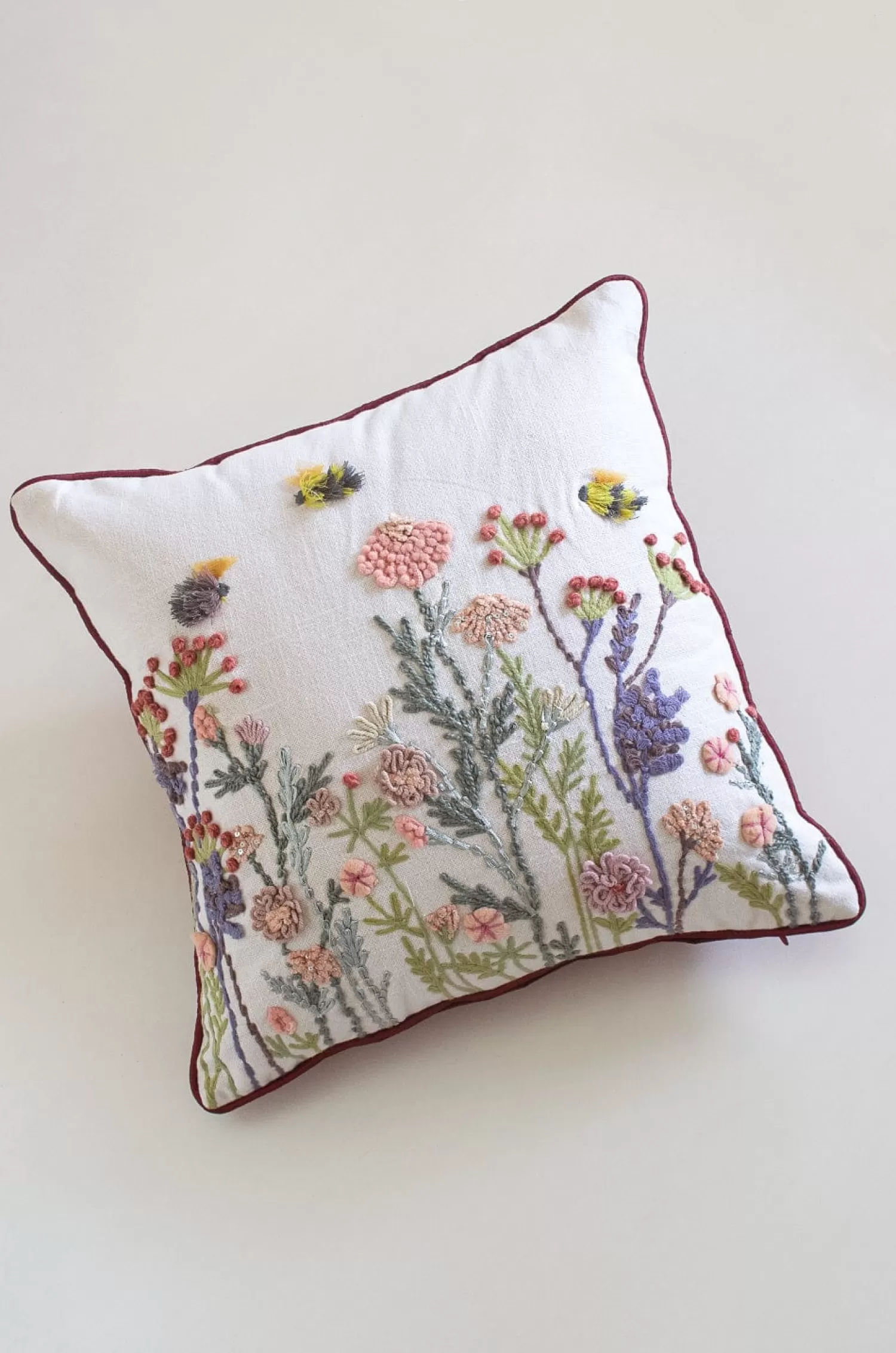 Vivsun Cushion Covers^Adwita Embroidered Cushion Cover