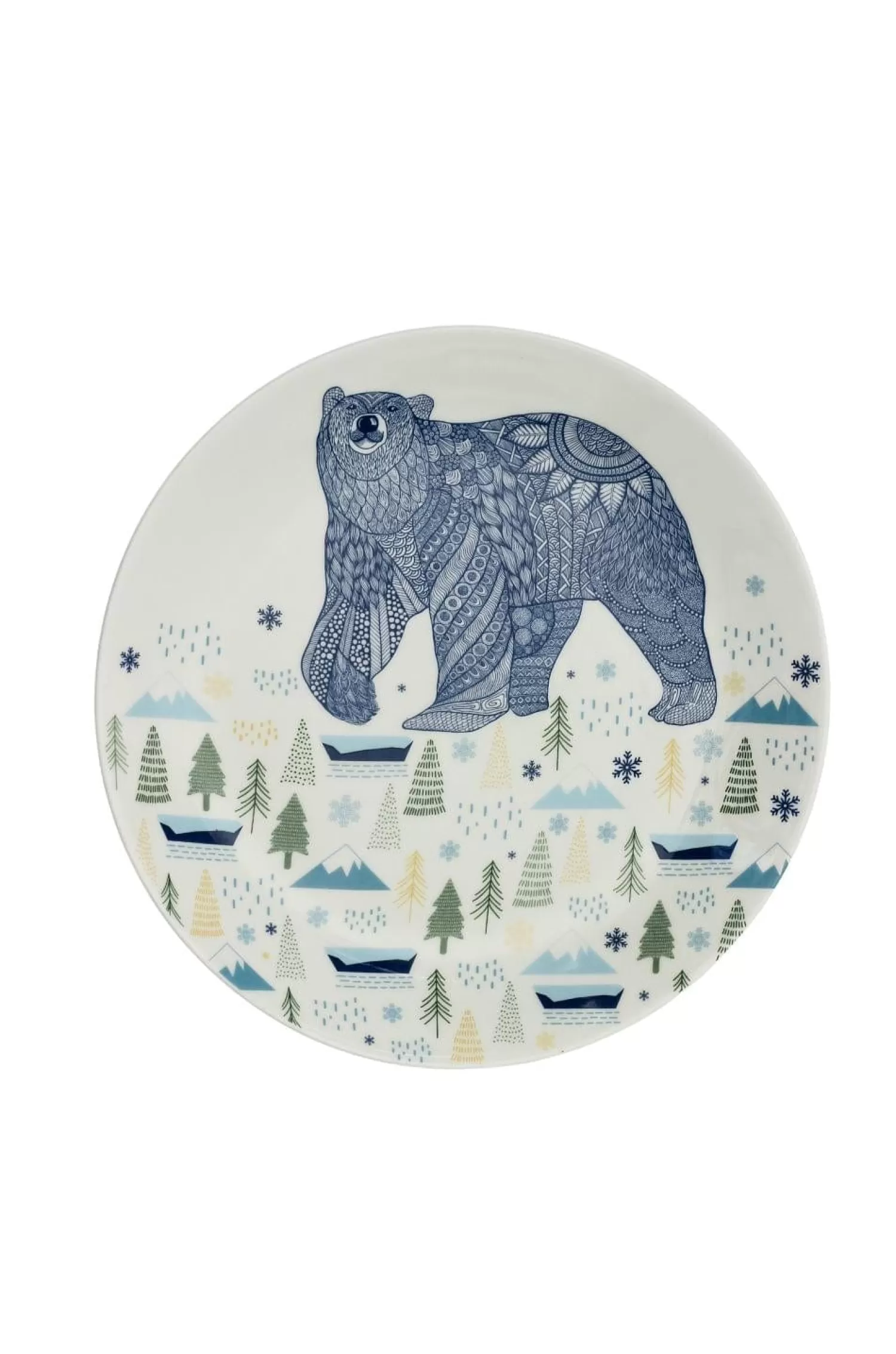 Arta Broch Wall Decor^Animal Illustrative Series Wall Plate - Bear