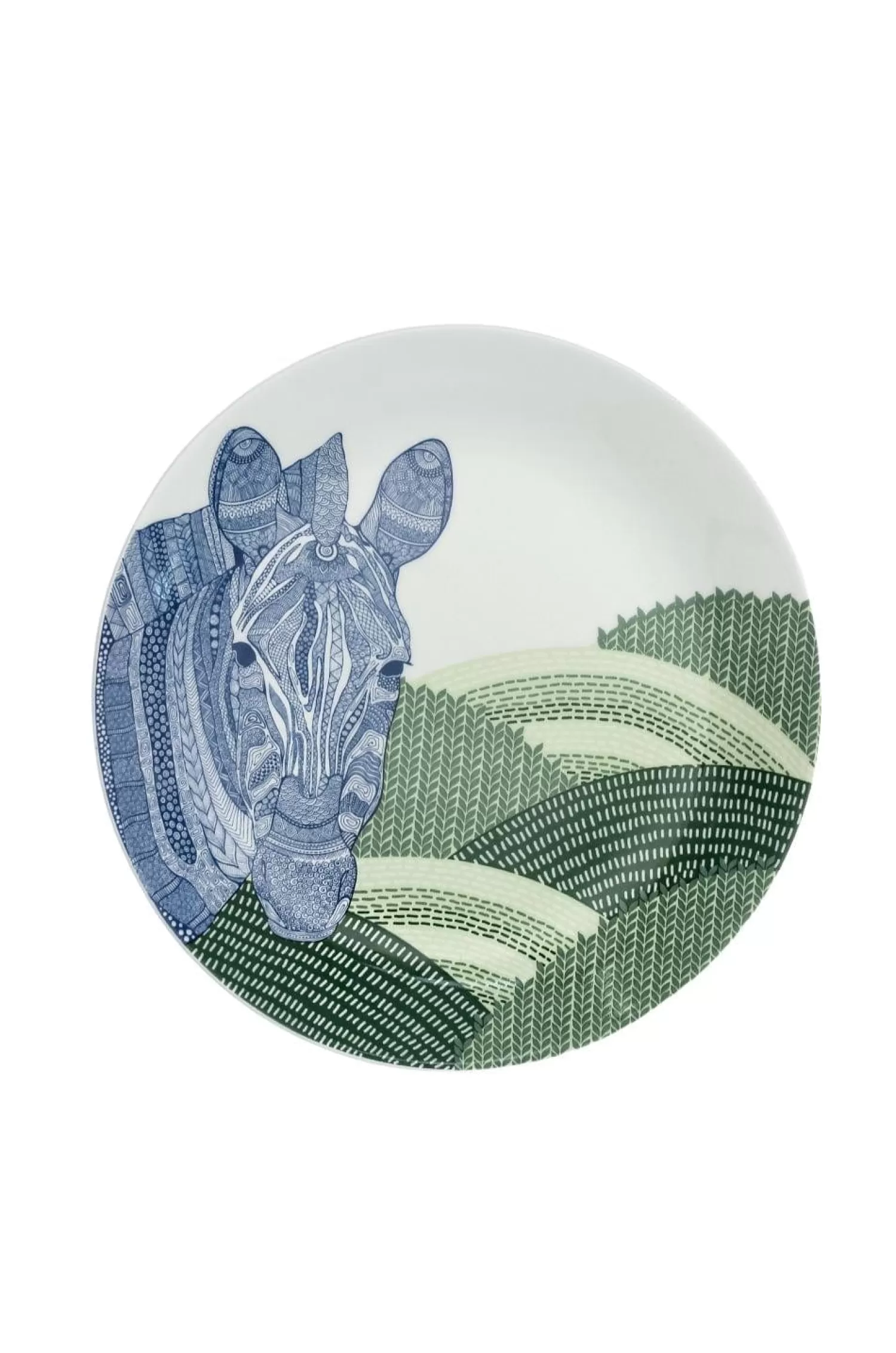 Arta Broch Wall Decor^Animal Illustrative Series Wall Plate - Zebra