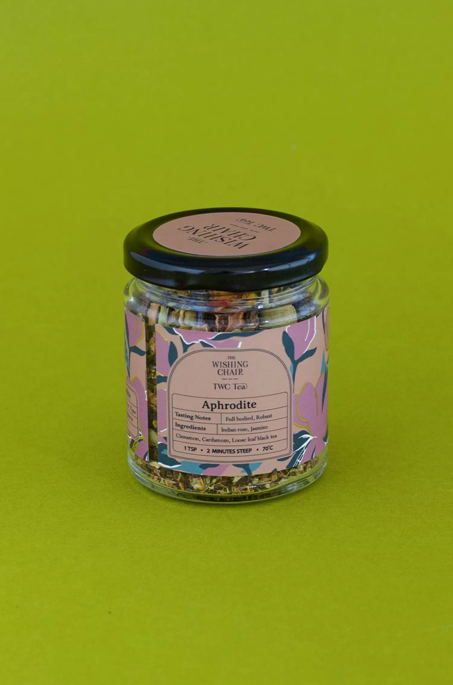 IOrganic Twc Tea^Aphrodite - Indian Rose And Jasmine Floral Loose Leaf Black Tea