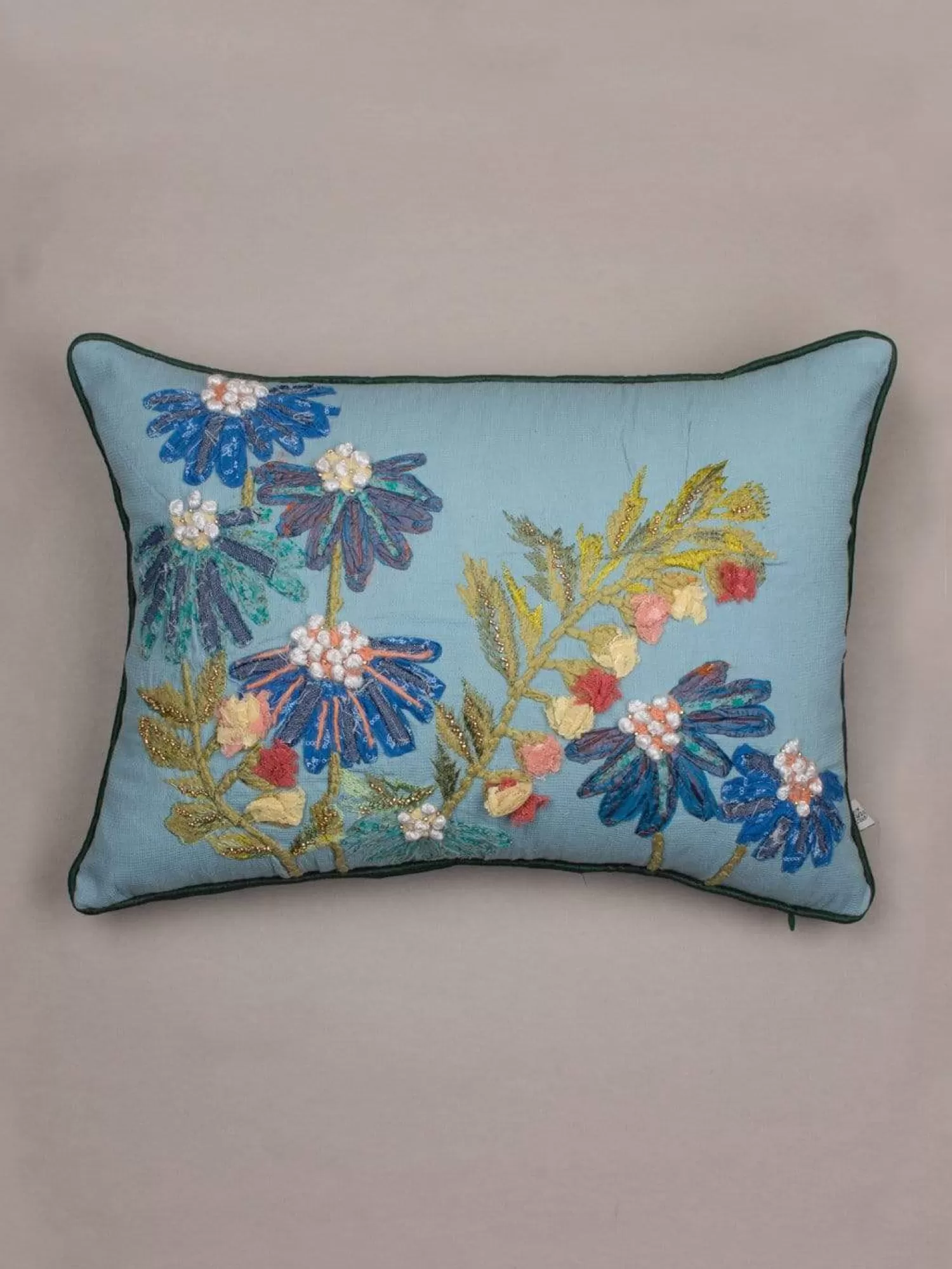 Vivsun Cushion Covers^Aster Embroidered Cushion Cover