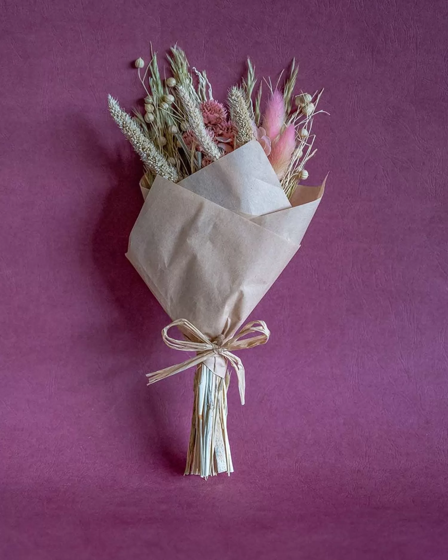 Nature's Mania Dried Flowers^Aurora Natural Dried Flowers Bouquet - 30Cm