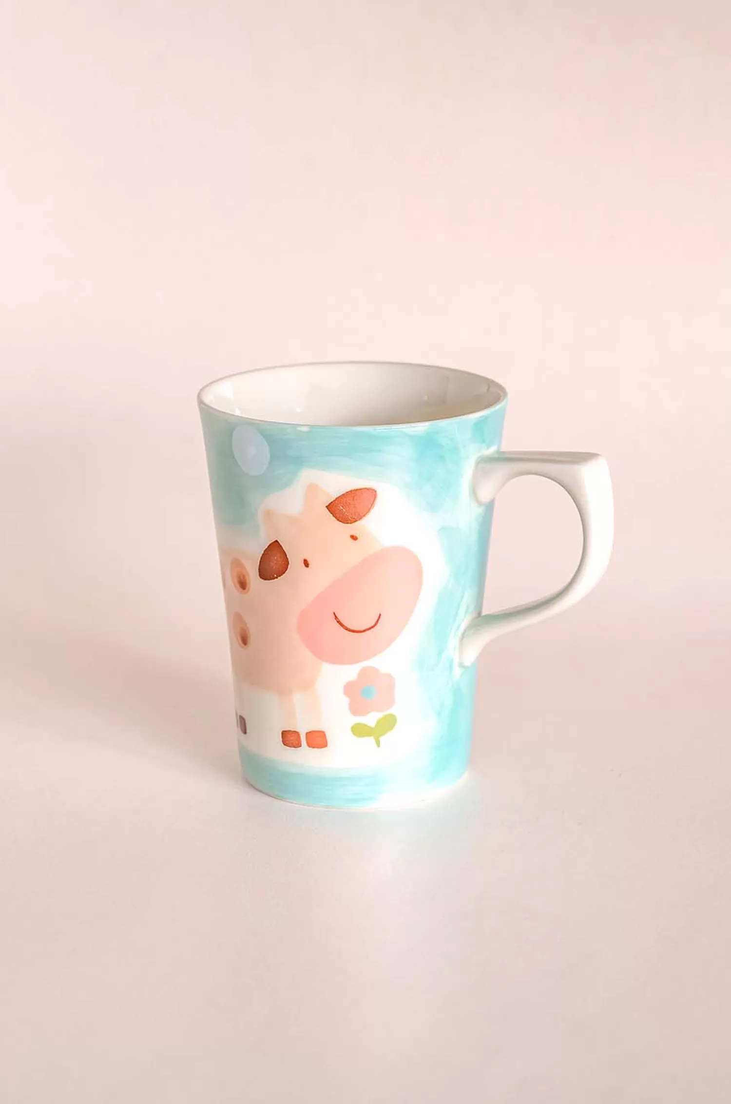 Indra Ceramics Tea Cups & Coffee Mugs^Barnyard Bash Mug: Cow