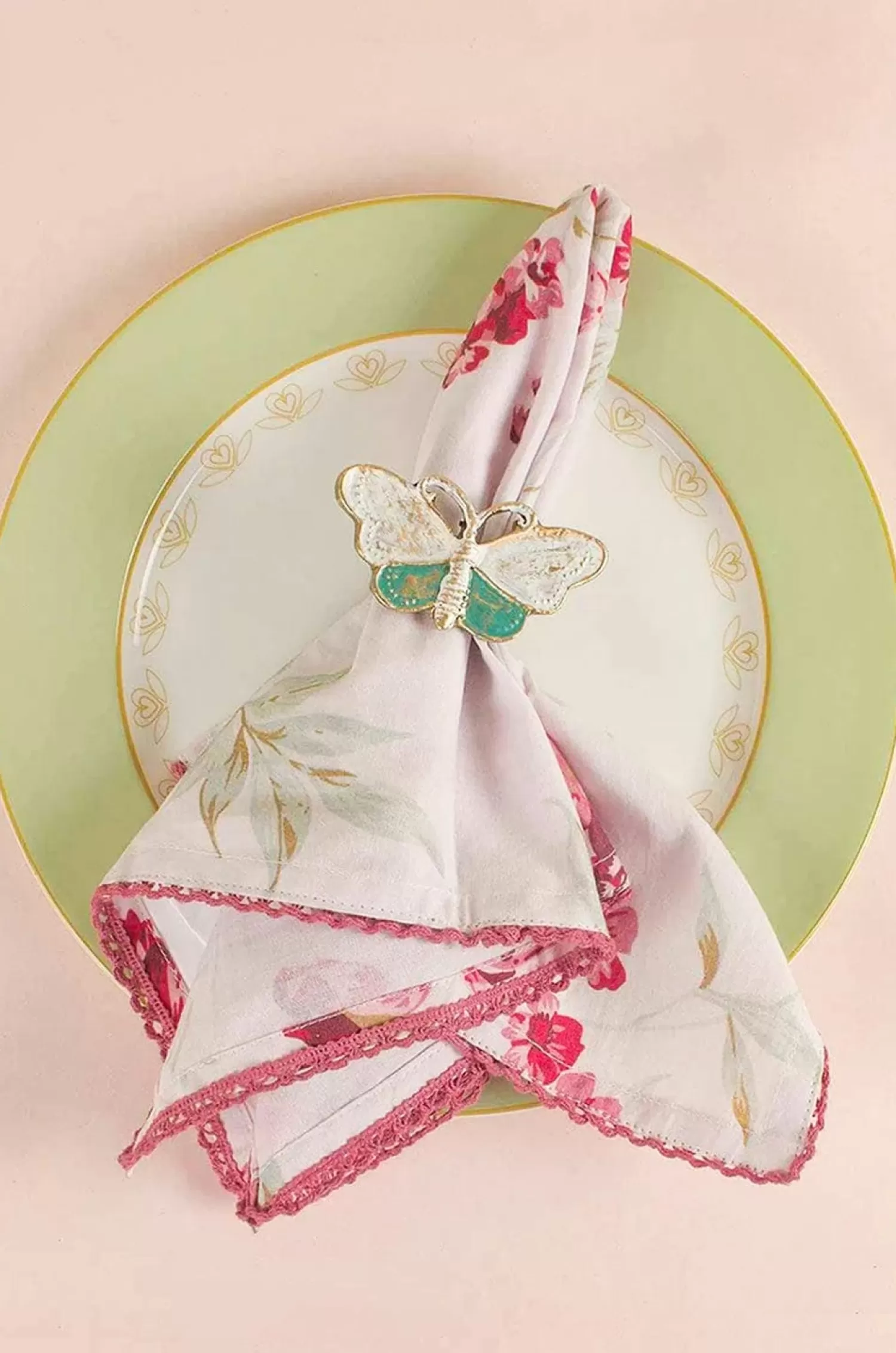 Xebec Sails Table Linen & Accessories^Batty The Butterfly Napkin Ring Set Of 6