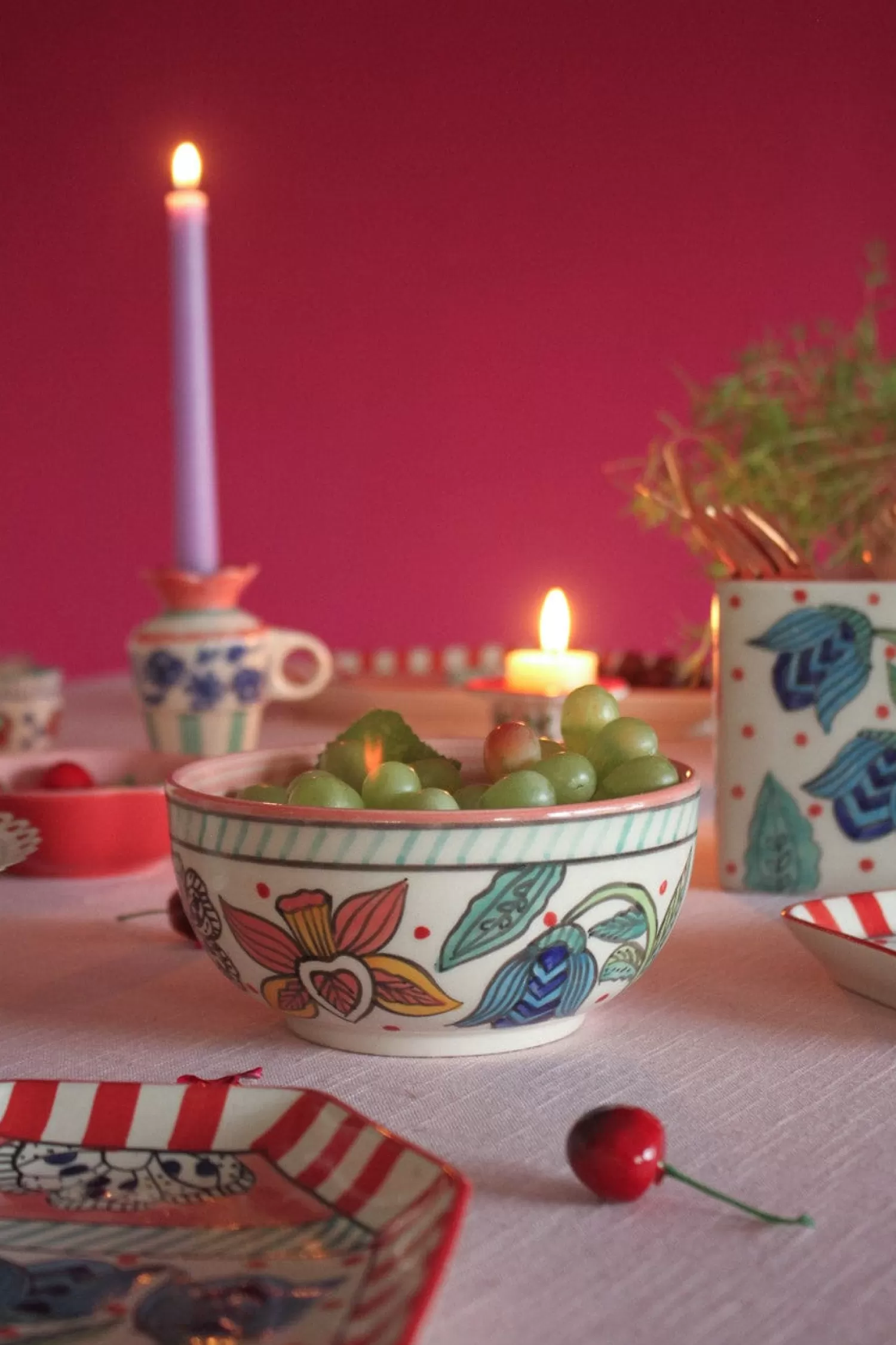 * Bowls^Bella's Blue Bells - Nut Bowl