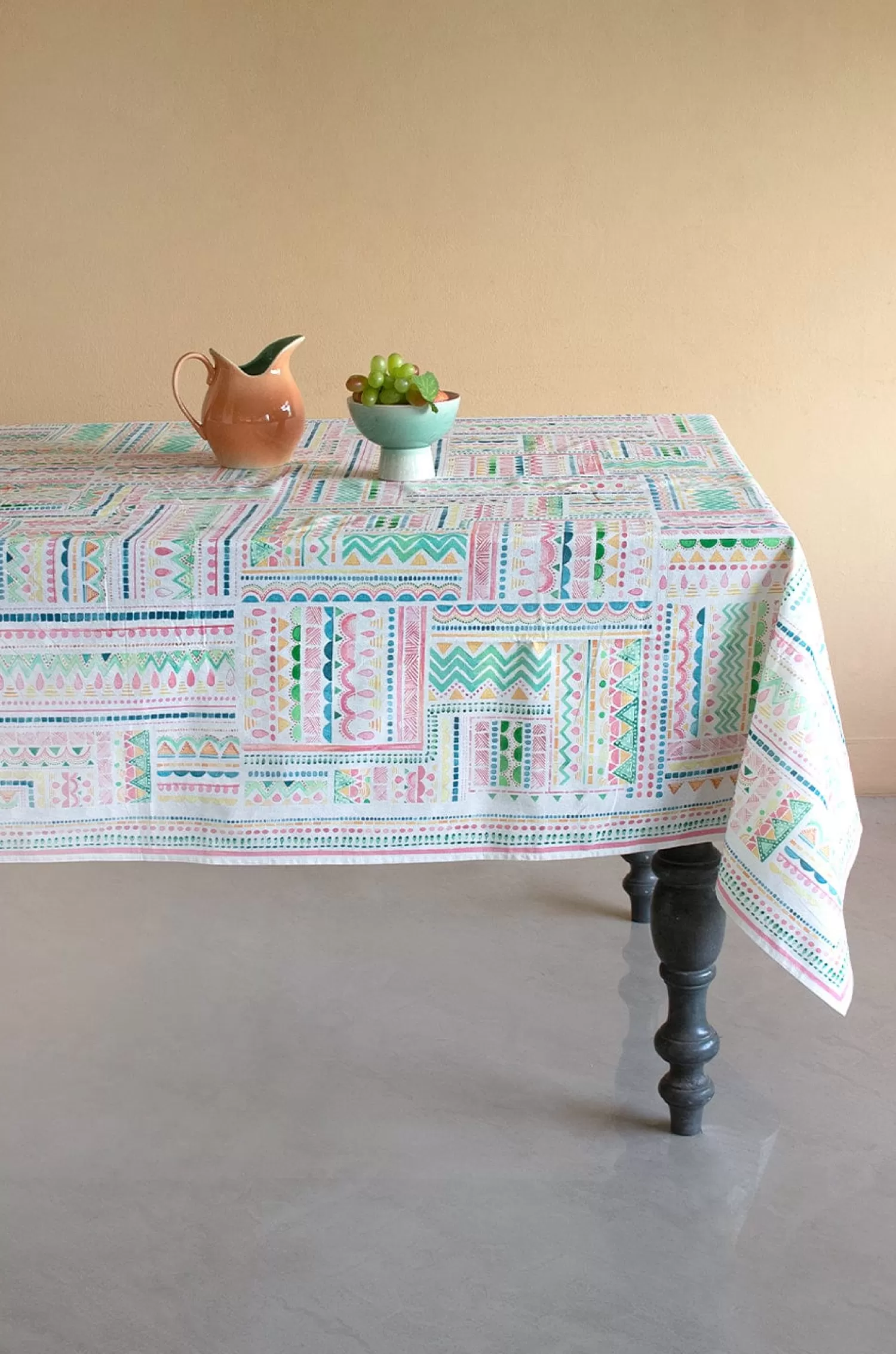 Ocean Table Linen & Accessories^Boheme Cotton Table Cover - 6 Seater