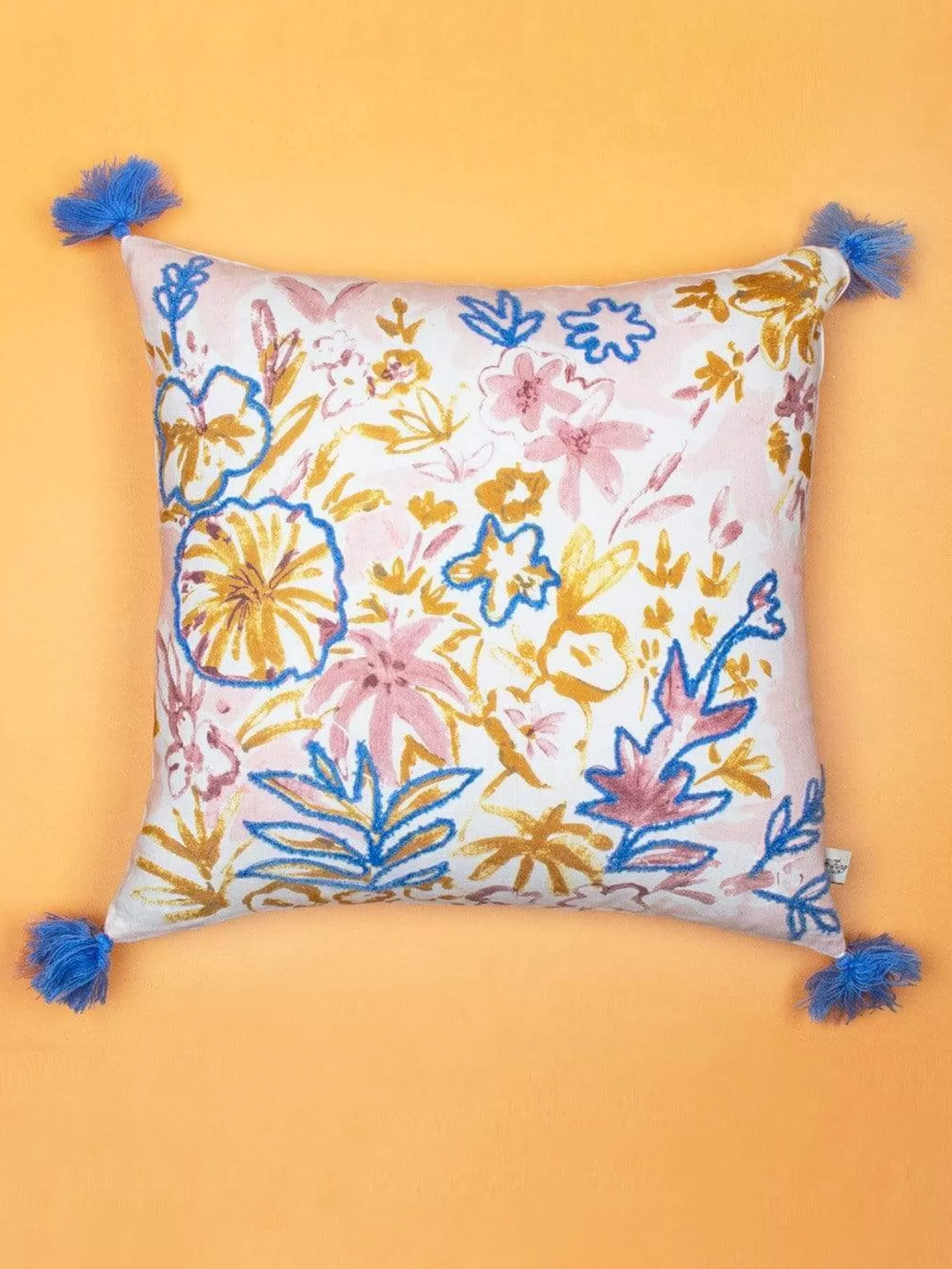 Ratan Cushion Covers^Bunch Of Posies Cushion Cover