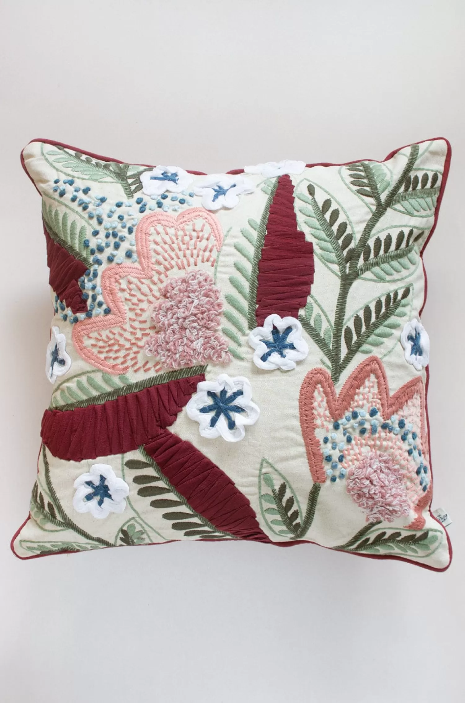 Vanshika Cushion Covers^Cephir Embroidered Cushion Cover-18" X 18"