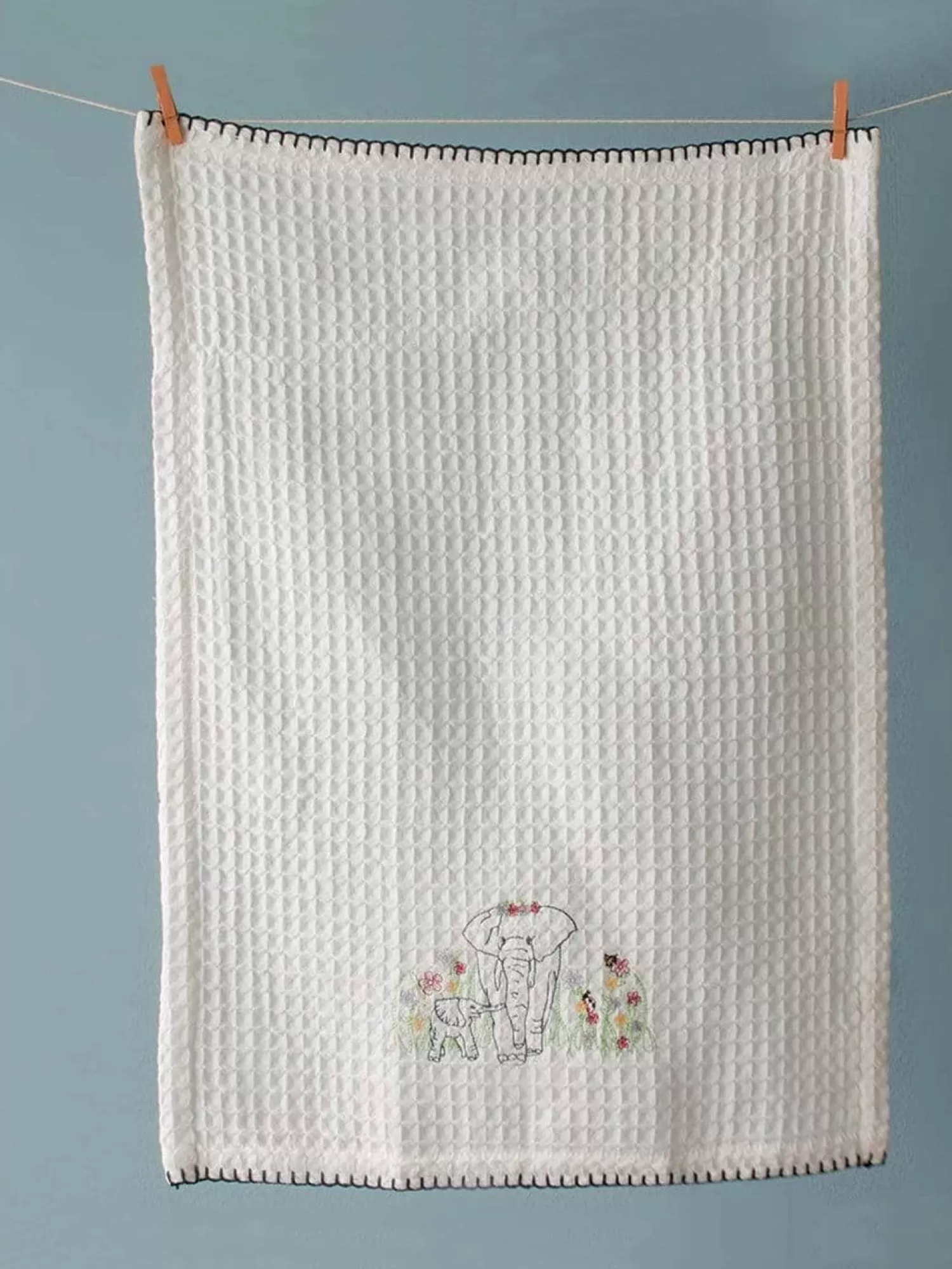 Summerrain Bath^Ellie Waffle Hand Towel