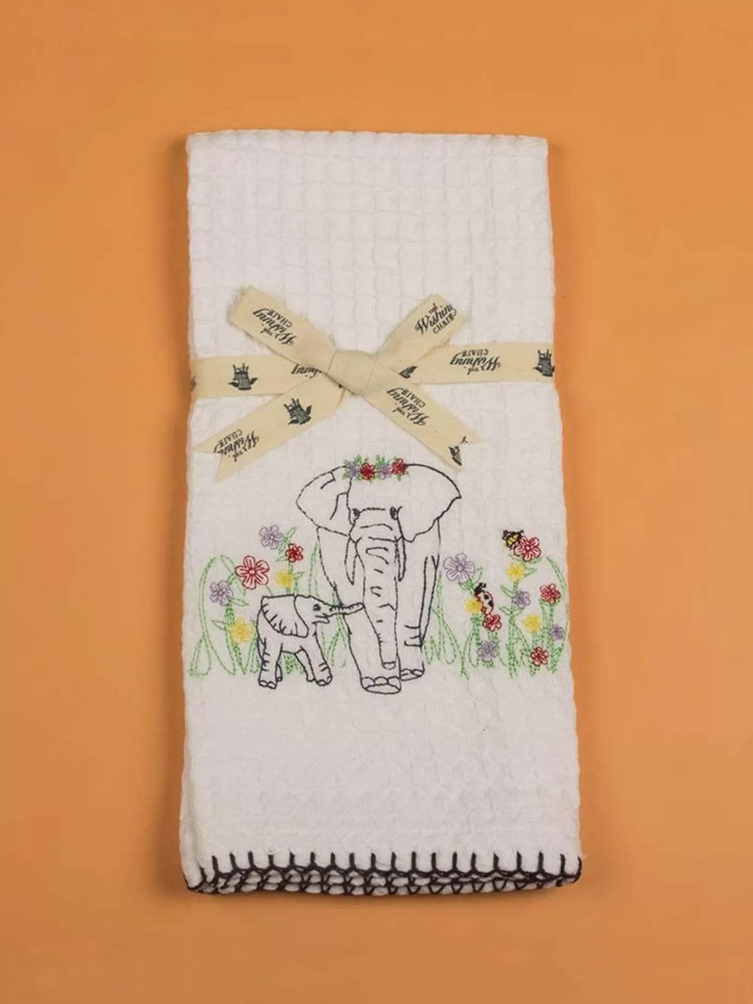 Summerrain Bath^Ellie Waffle Hand Towel