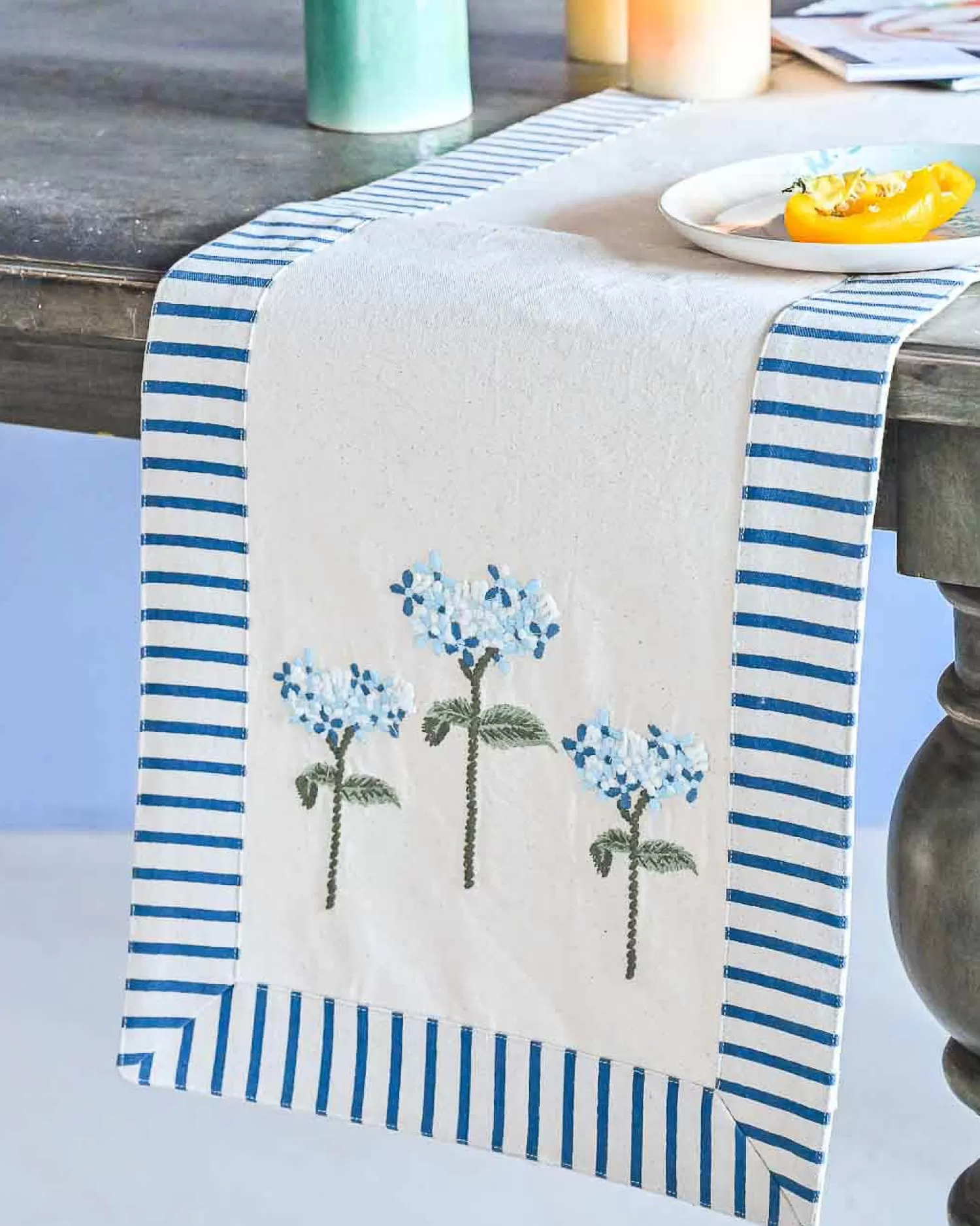 Vanshika Table Linen & Accessories^Escape In Blue Runner