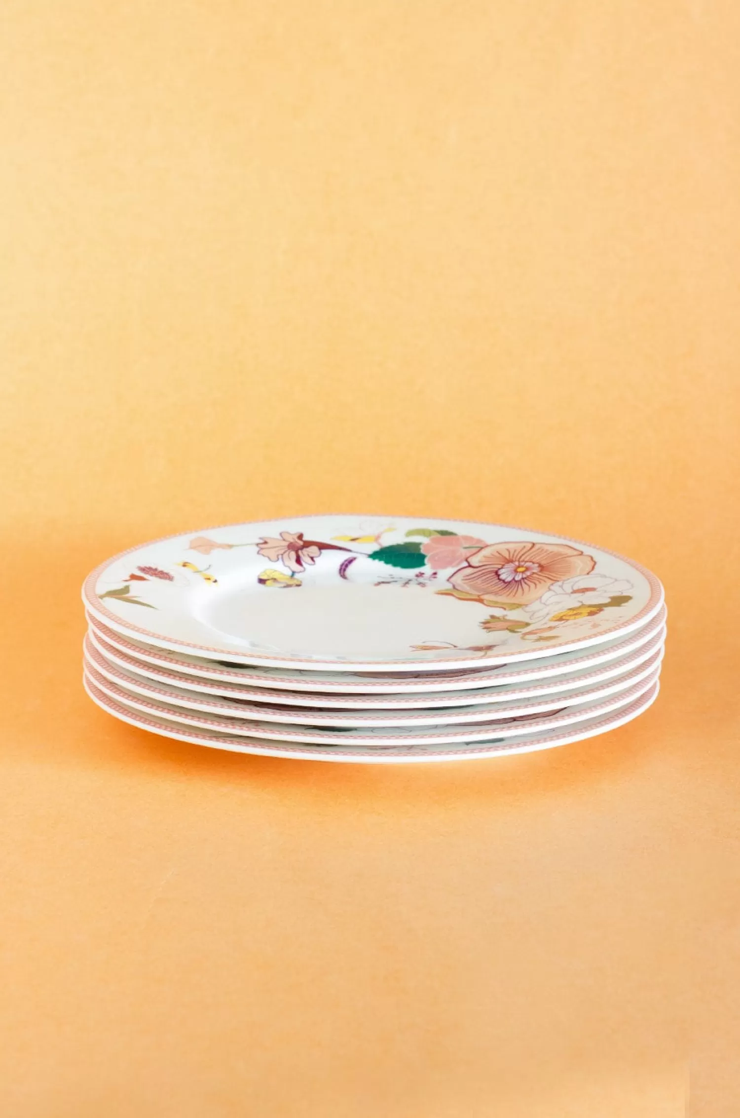 Arta Broch Plates^Garden Of Eden Fine China Ceramic Side Plates - Set Of 6