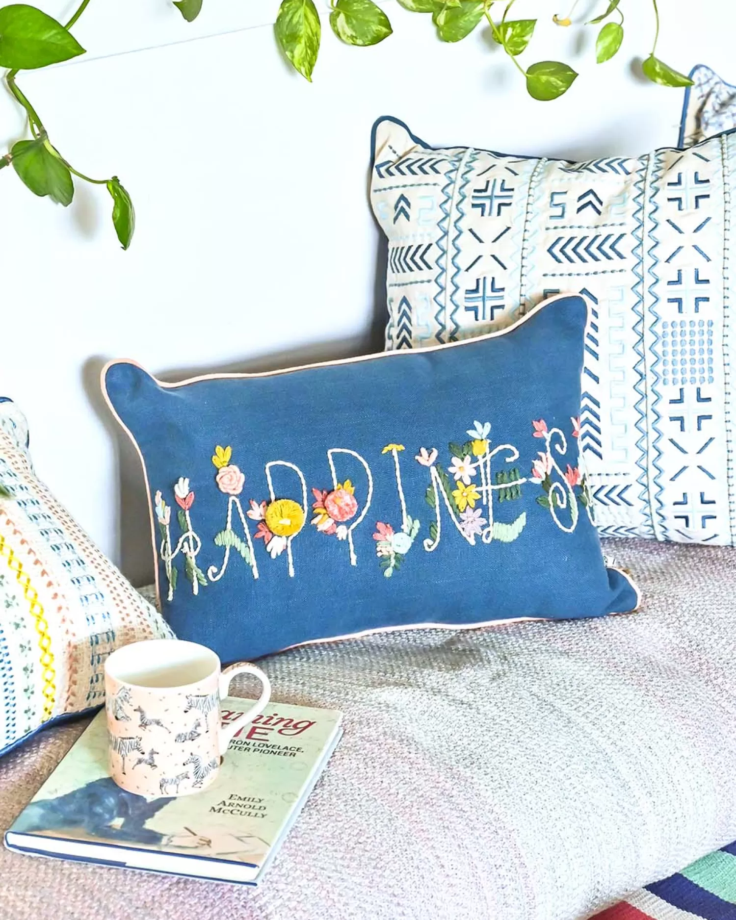 Vanshika Cushion Covers^Happiness Cushion Cover- Secret Trellis Collection