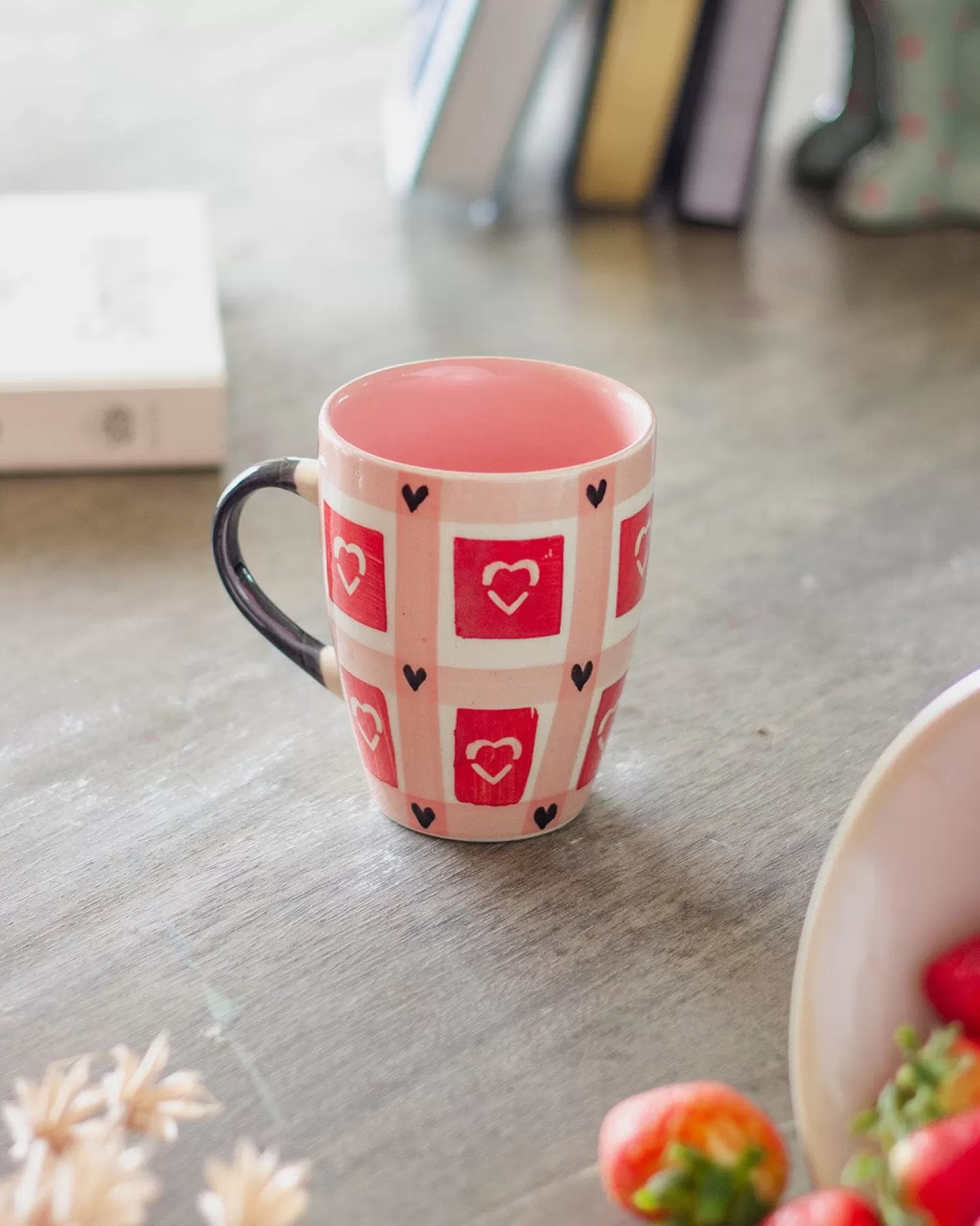 * Tea Cups & Coffee Mugs^Heart You Handpainted Ceramic Mug