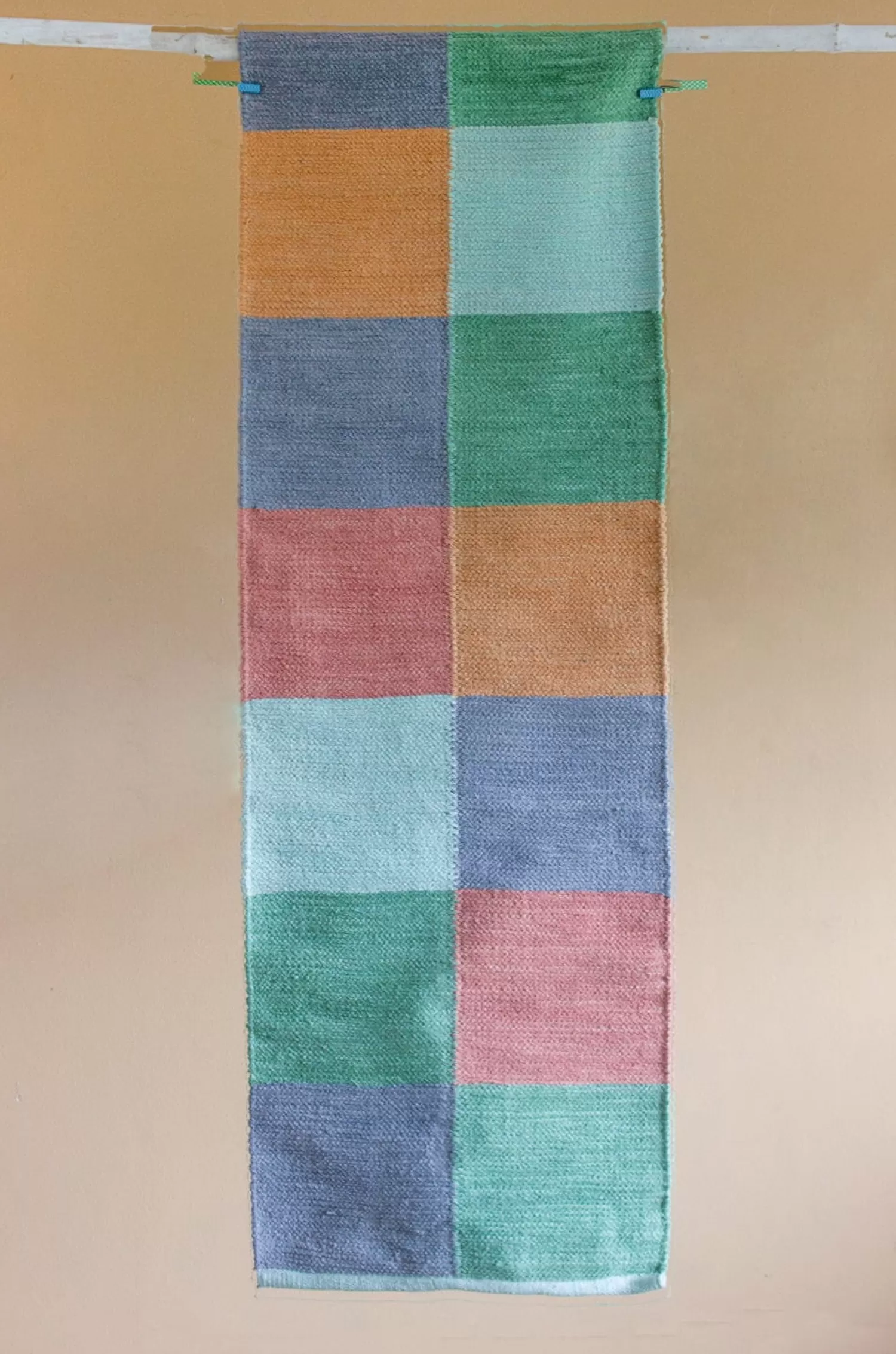 Hafizia Rugs/Dhurries/Carpets^Hopscotch Woven Chenille Bedside Rug