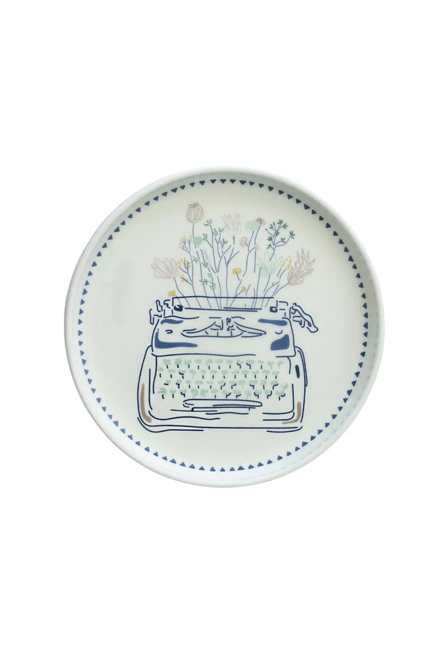 Arta Broch Wall Decor^Illustration Series Wall Plate - Typewriter
