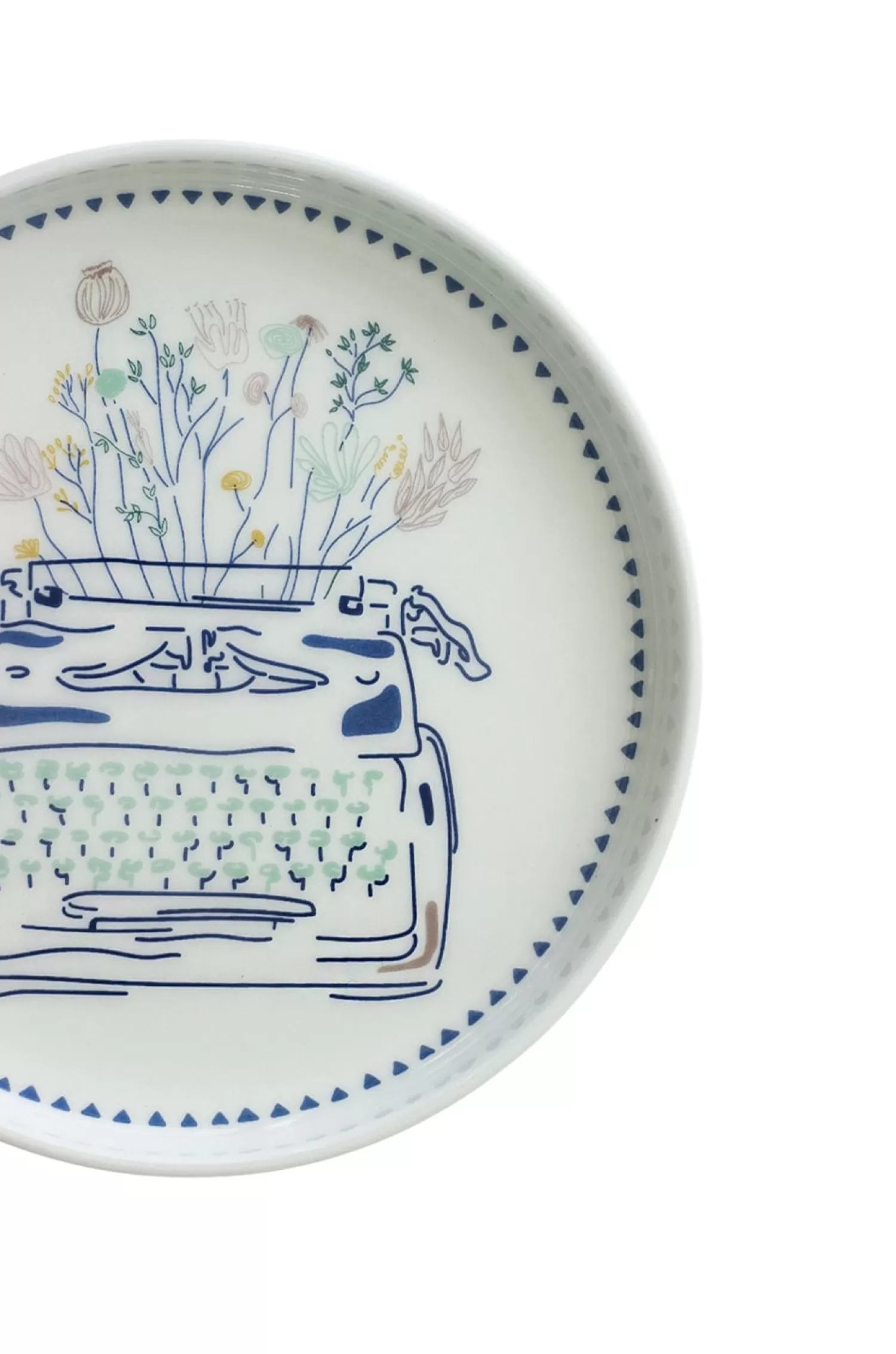 Arta Broch Wall Decor^Illustration Series Wall Plate - Typewriter