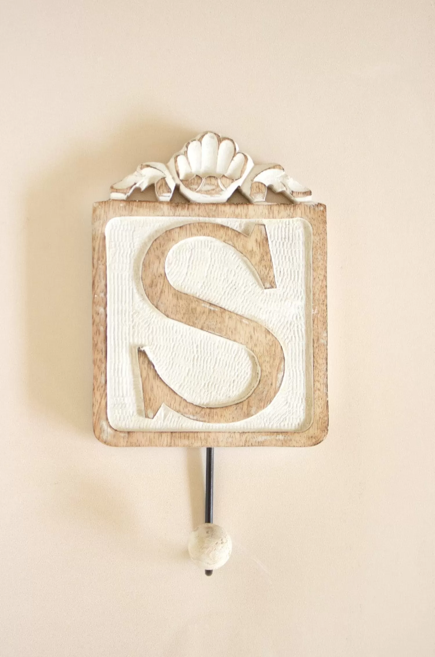 Shining Wall Decor^Letter Wall Hook / S