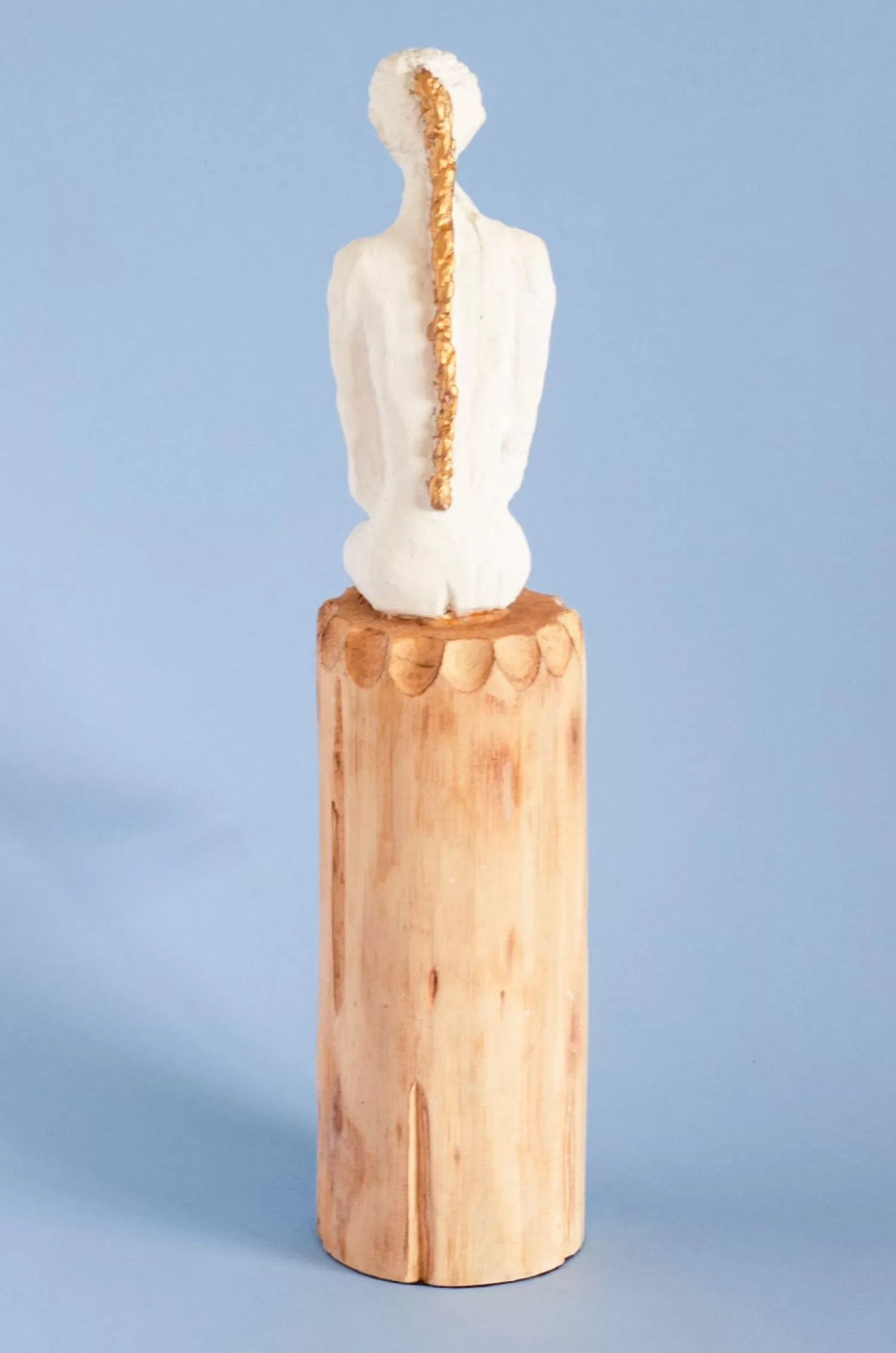 Forms Decorative Accents^Lost In Thought Lady Wooden Decorative Accent
