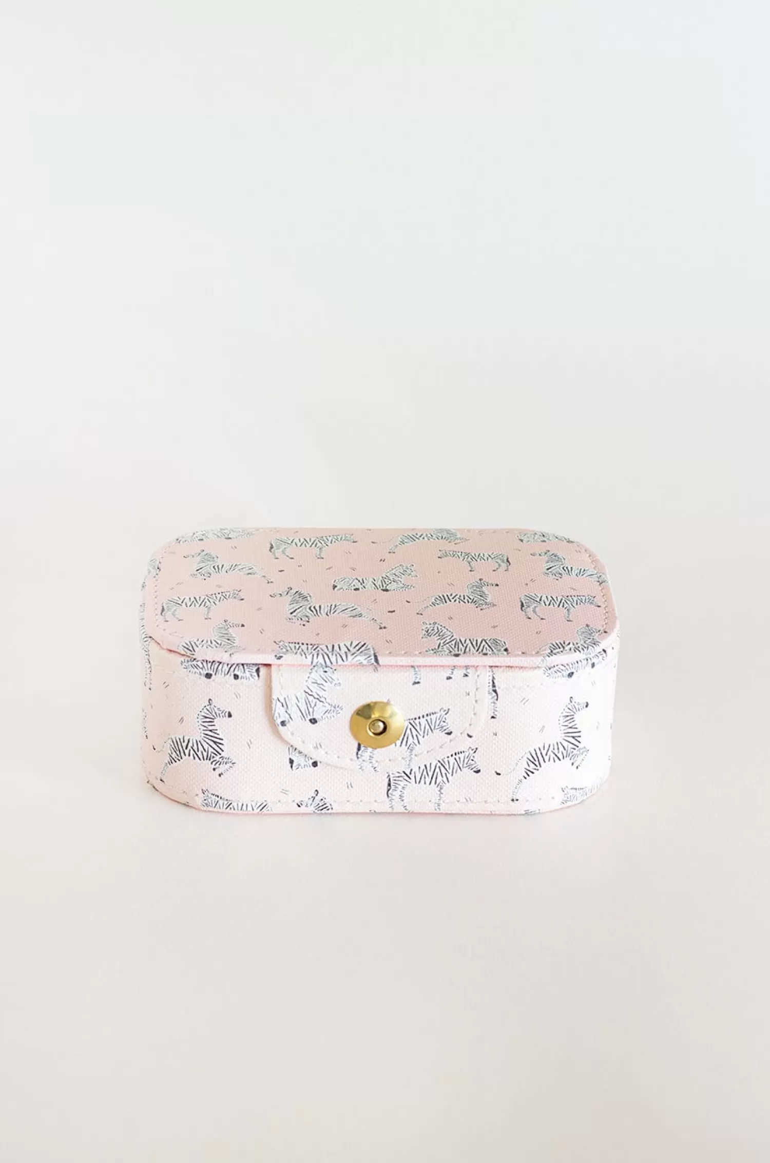 EcoLeather Storage^Pearlised Paper Leather Jewellery Box Medium- Pink Safari