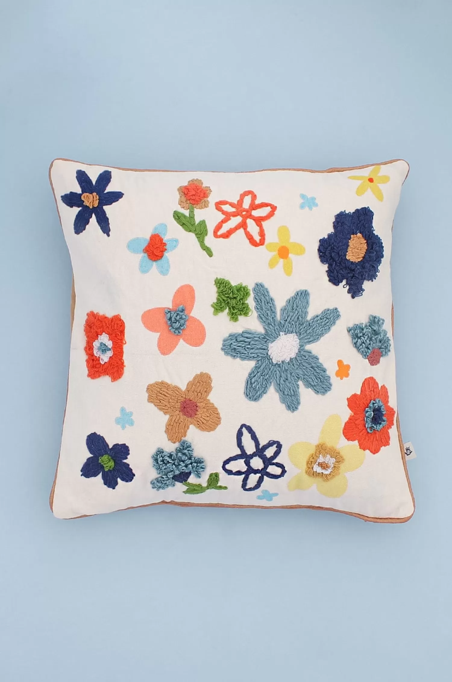 Vivsun Cushion Covers^Posies Embroidered Cushion Cover