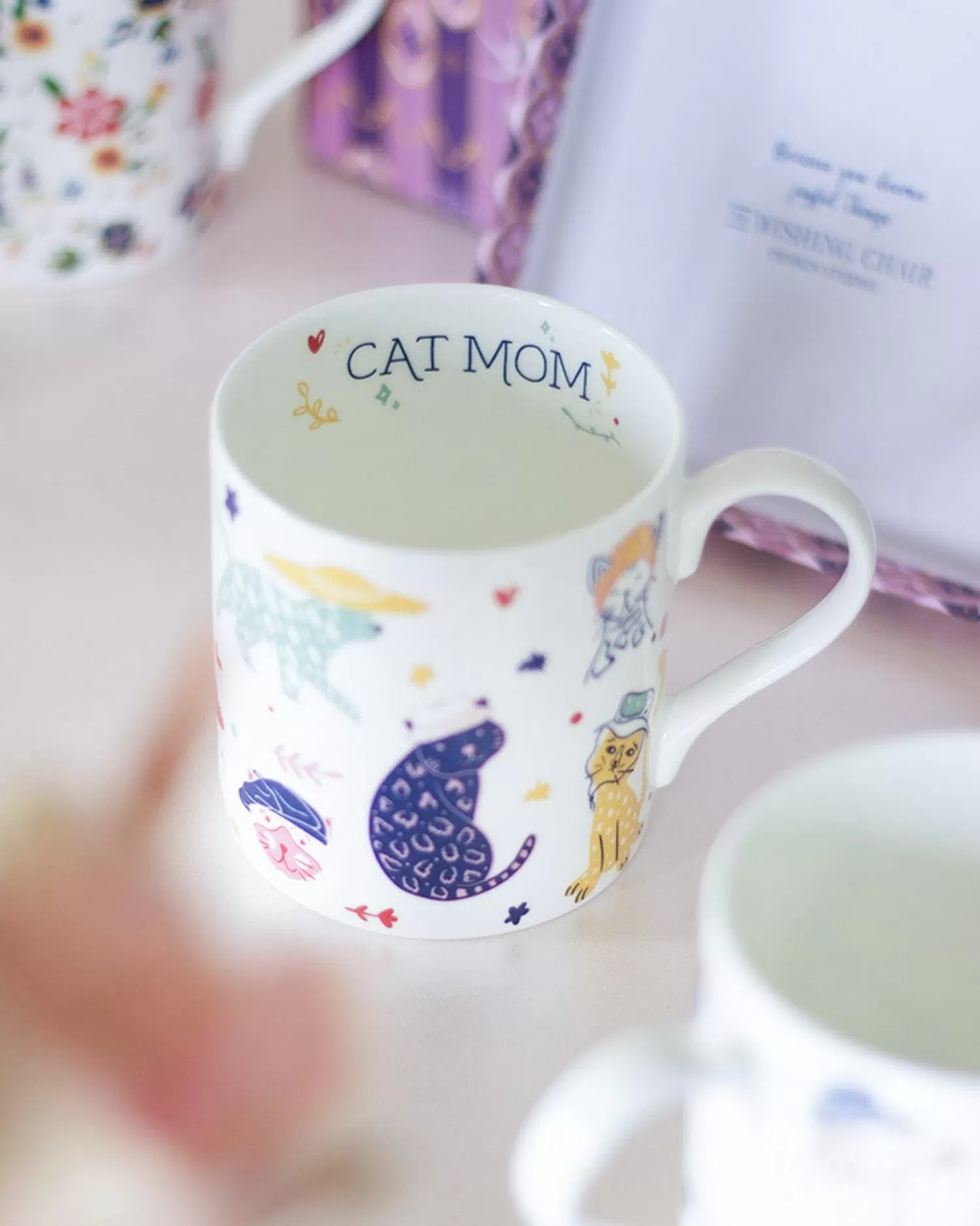 Arta Broch Tea Cups & Coffee Mugs^Purrfect Mom Fine China Mug