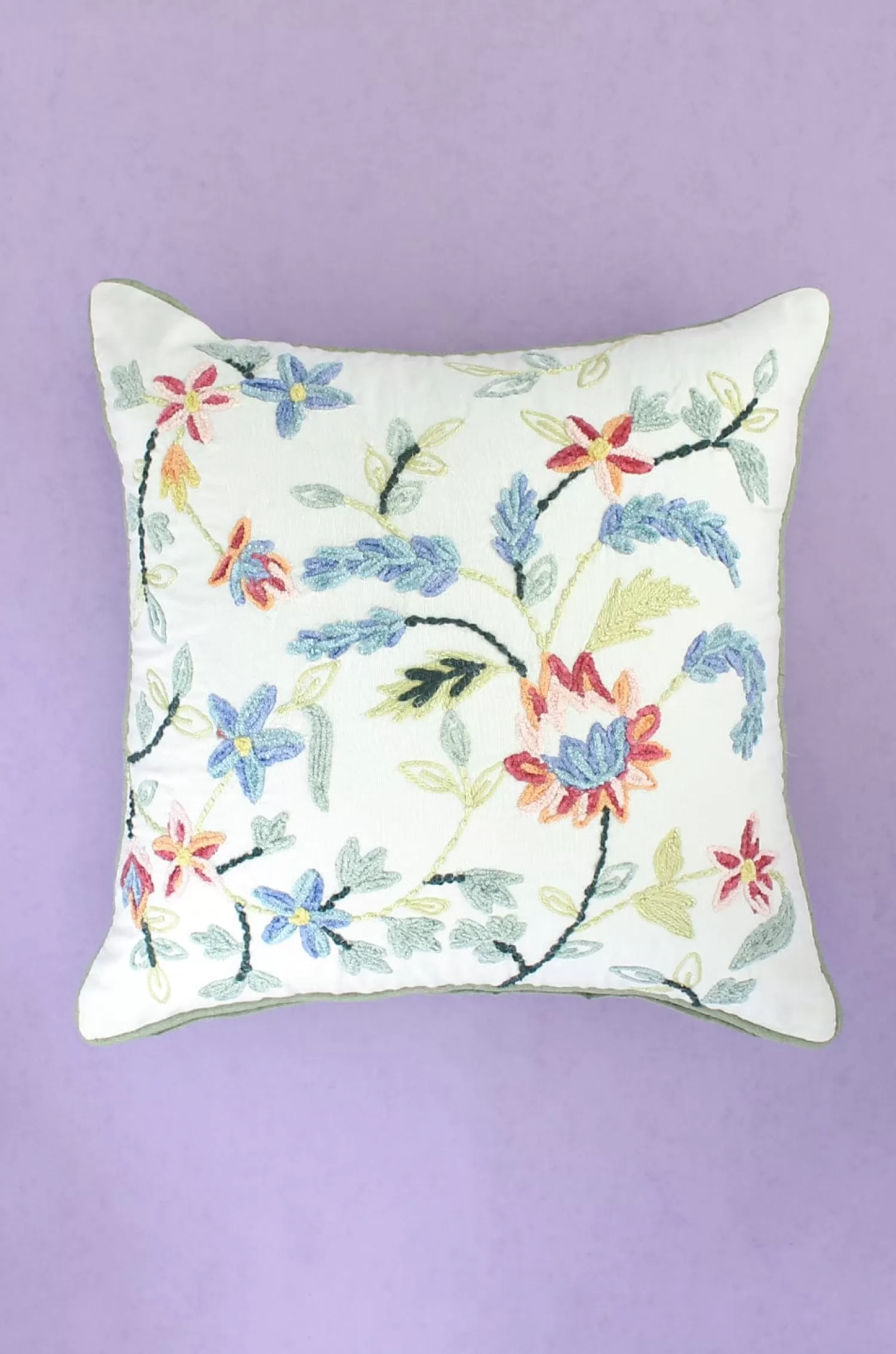 Vivsun Cushion Covers^Rava Embroidered Cushion Cover