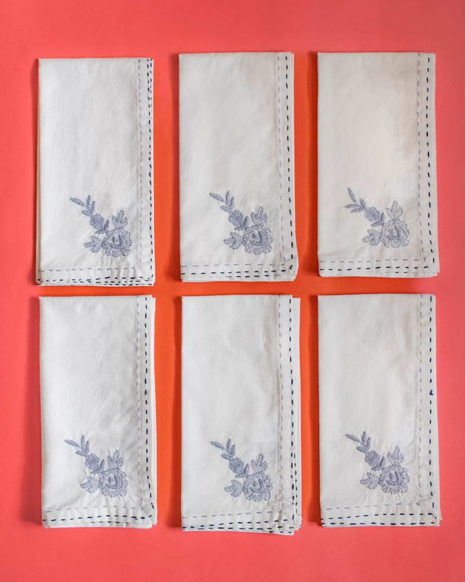 * Table Linen & Accessories^Roshanara Blue Napkins- Set Of 6