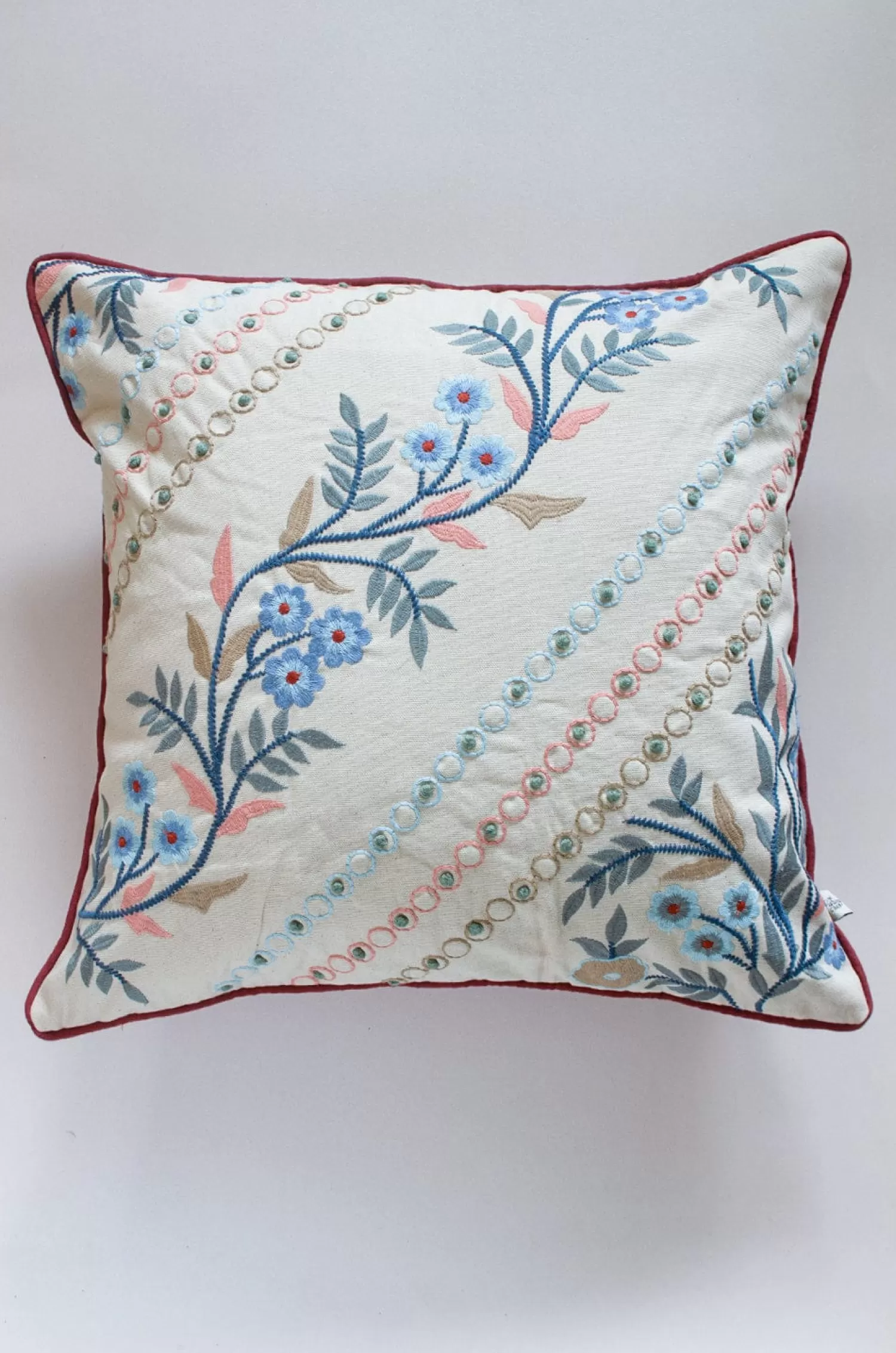 Vanshika Cushion Covers^Sabira Embroidered Cushion Cover