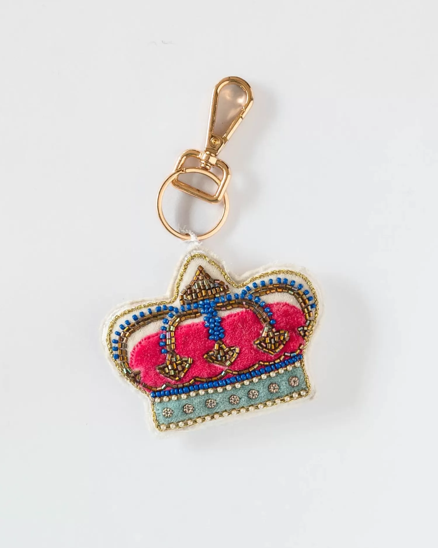 * Storage^The Crown Hand Embroidered Keychain