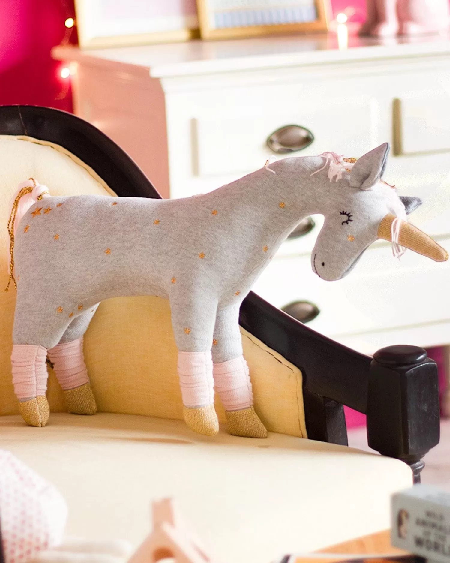 * Kids^Unicorns Are Real Knitted Cotton Toy