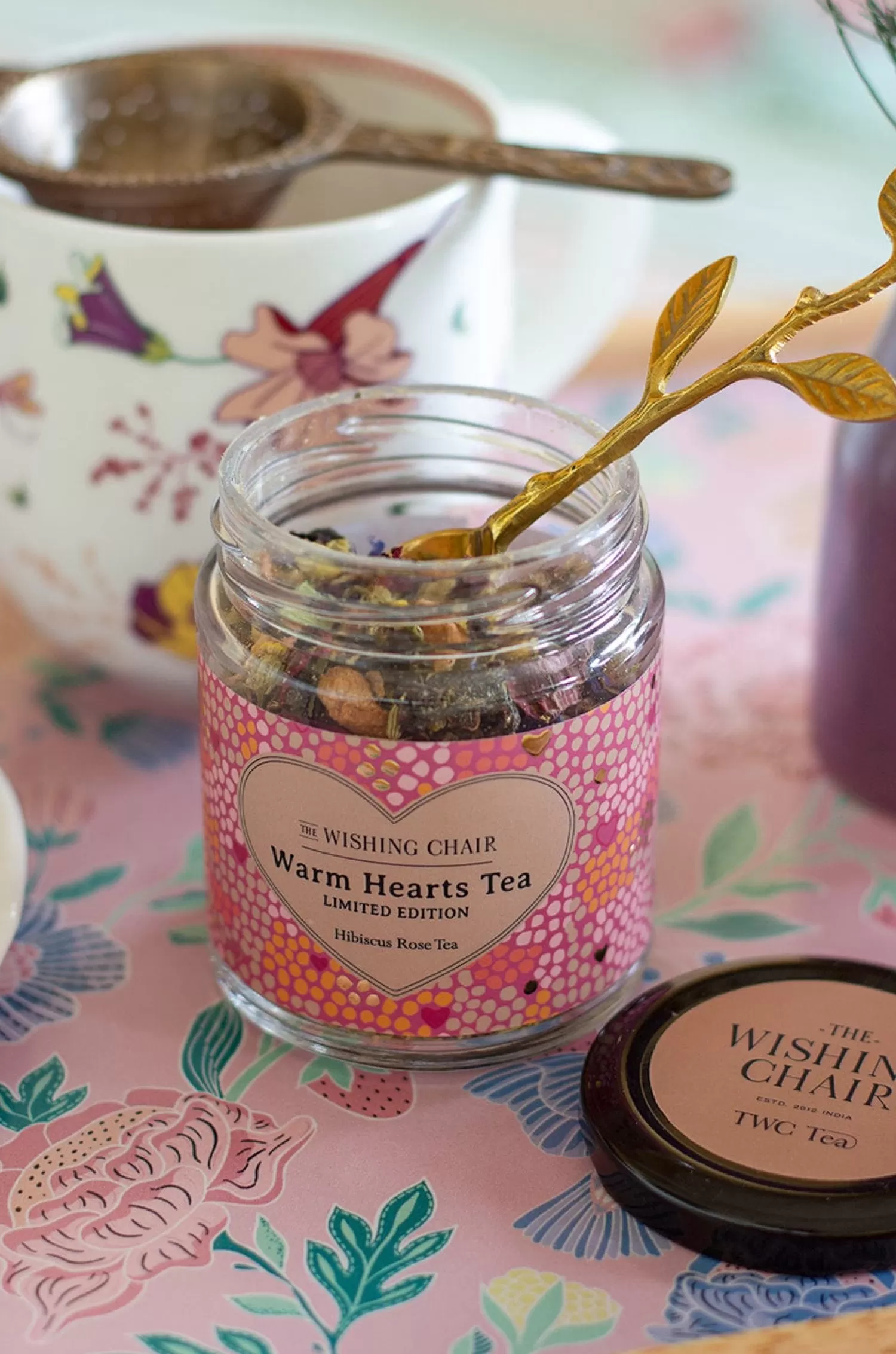 IOrganic Twc Tea^Warm Heart Tea With Hibiscus & Rose Petals