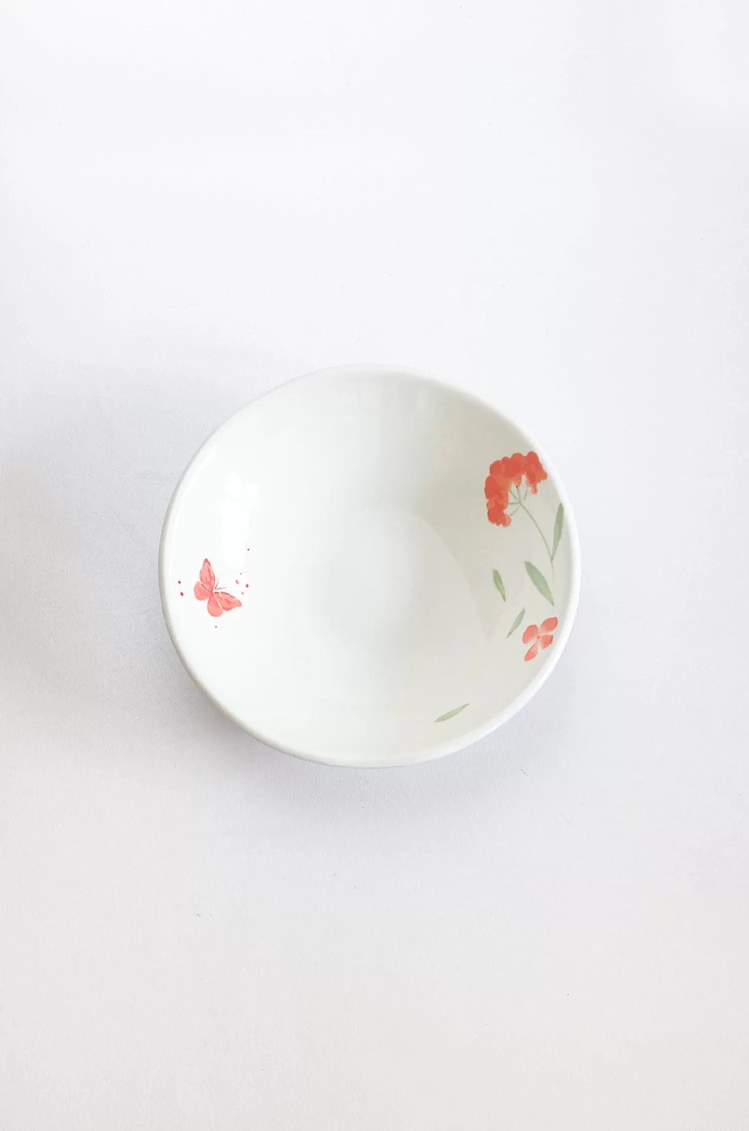 Indra Ceramics Bowls^Wildflower Meadow Handpainted Bowls - Set Of 2