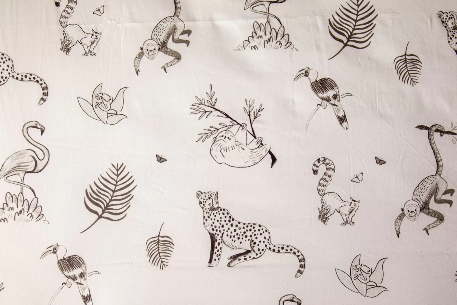 ZOOKEEPER Kids^ Jungle Stories Sheet And Shams Set - Flat Sheet Single