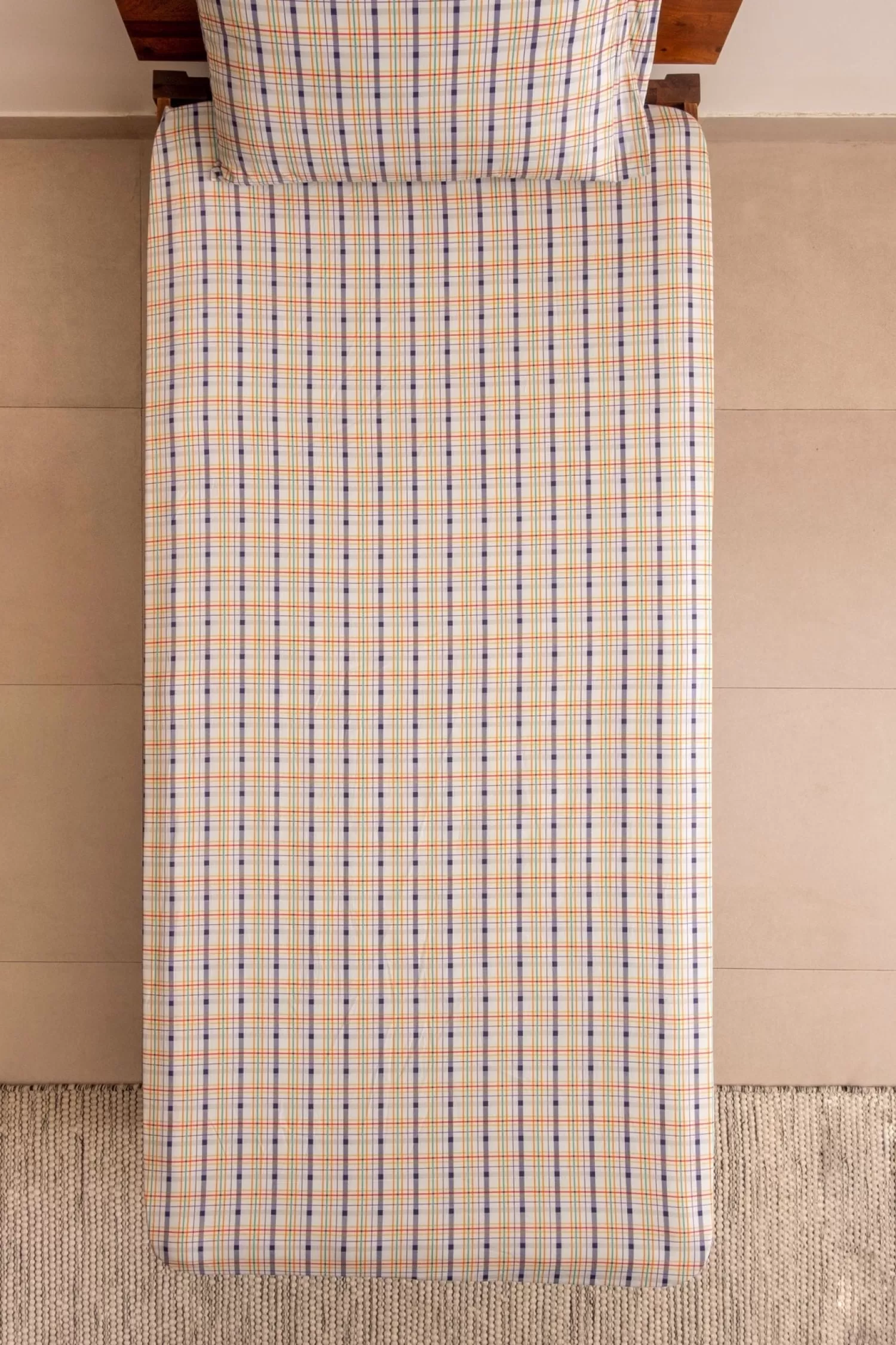 ZOOKEEPER Kids^ Mehul, The Musician Sheet And Shams Set- Fitted Sheet