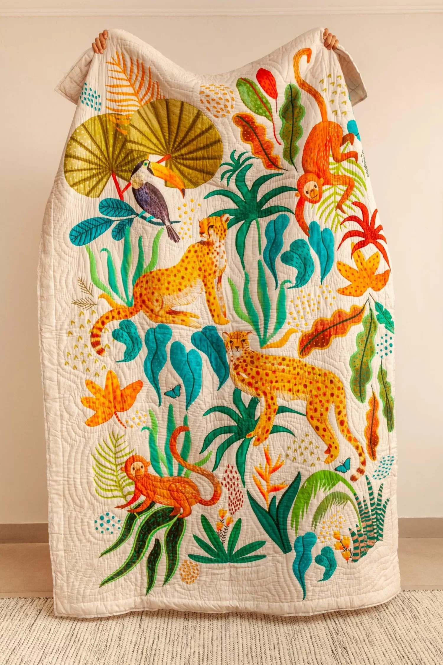 ZOOKEEPER Kids^ The Forest Is My Playground Quilt